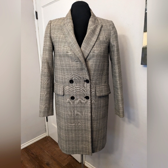 Zara Basic Coat size small - Picture 3 of 10